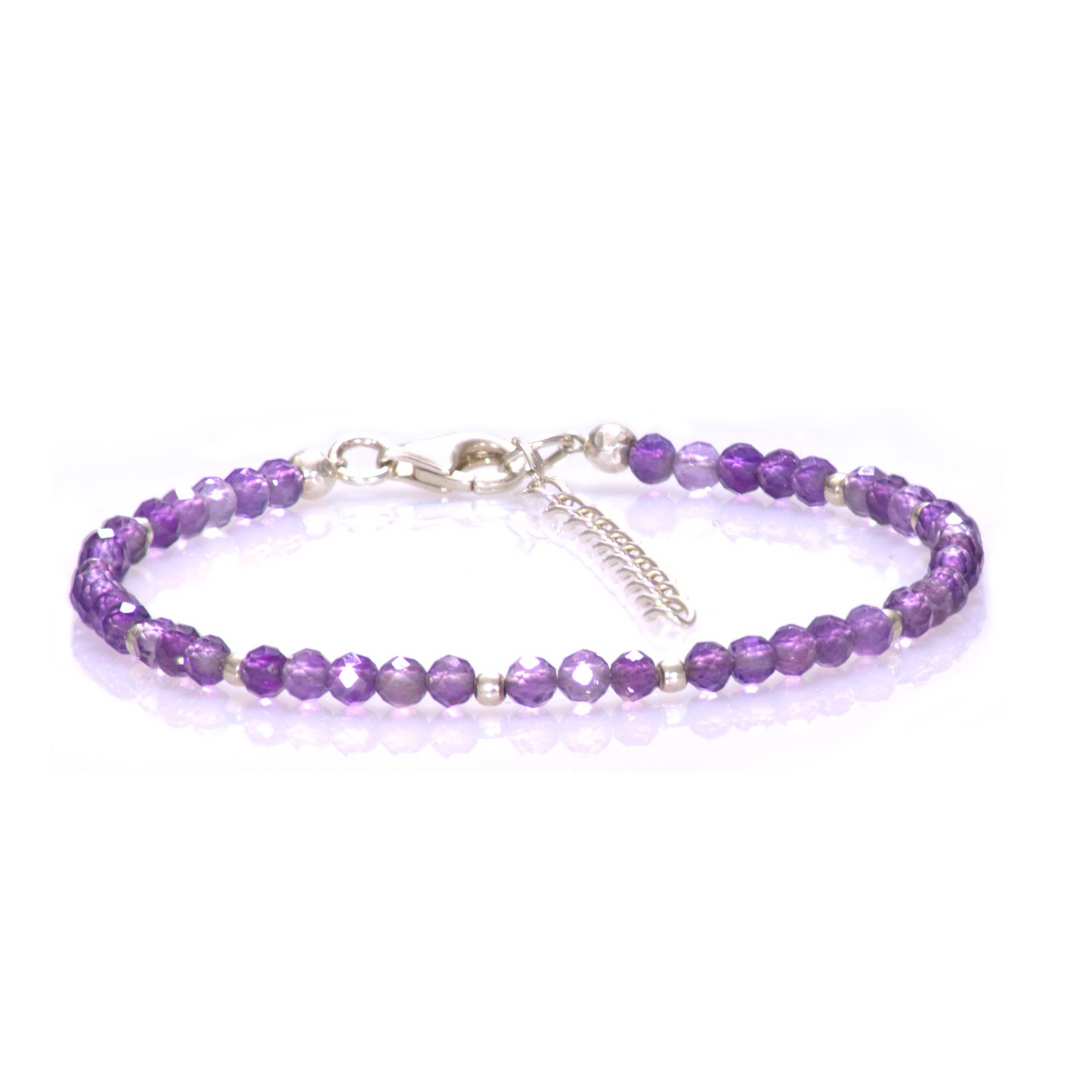 Bransoletka z ametystu