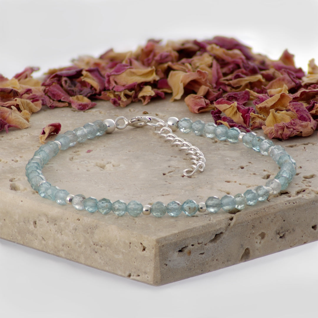 Bransoletka z apatytu morskiego